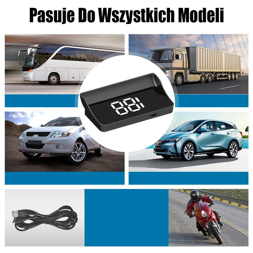 WYŚWIETLACZ PROJEKTOR LED GPS SYSTEM HEAD-UP BMW AUDI VW SKODA