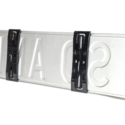 RAMKI do TABLICY rejestracyjnej bezramkowe NIEWIDOCZNE ramki + ŚRUBY