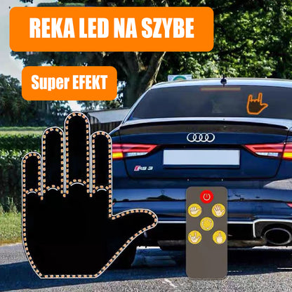 Sygnalizator Ręka LED na Tylną Szybę – Nowoczesna Komunikacja z Kierowcami