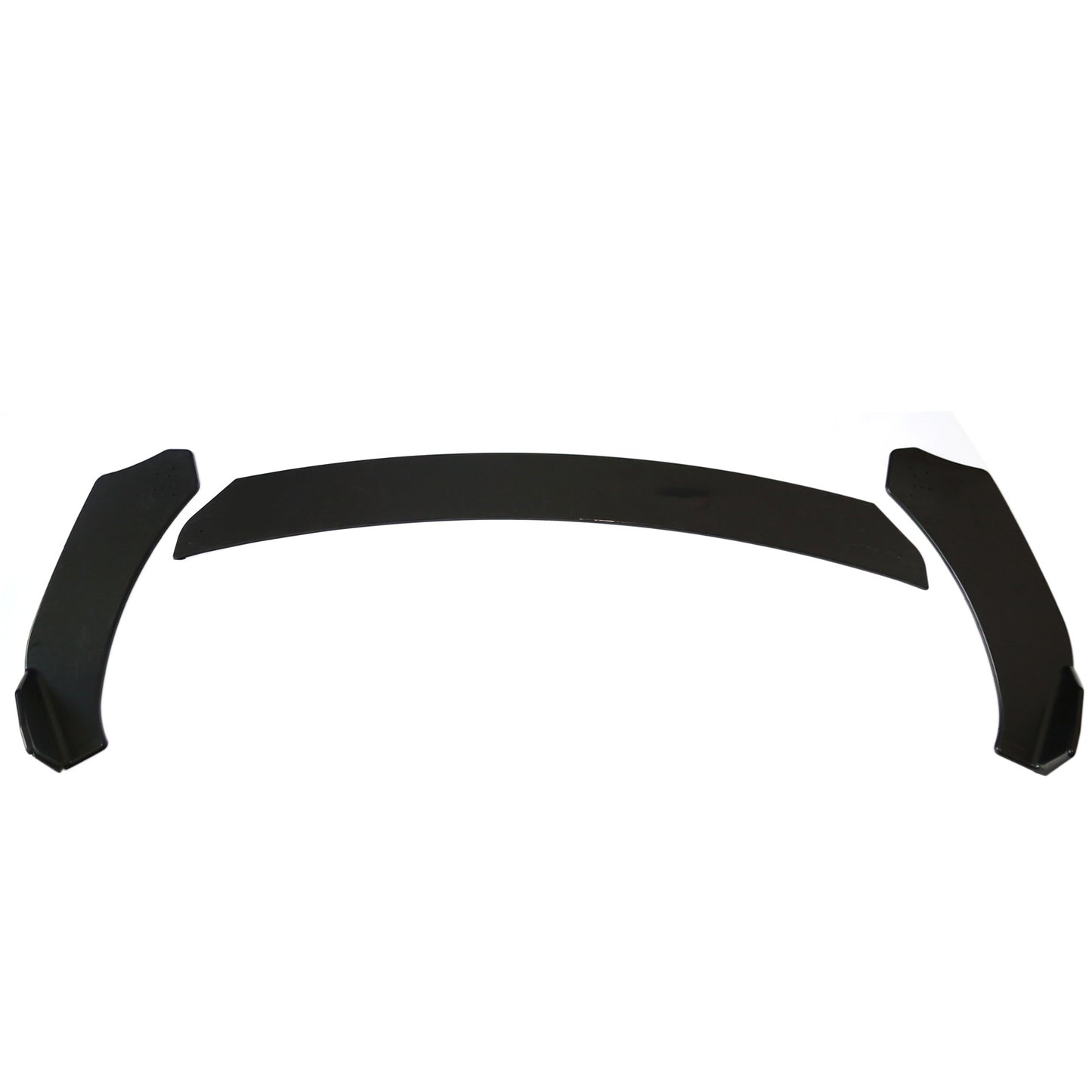 SPLITTER UNIWERSALNY TUNING CZARNY POŁYSK DO BMW AUDI VW RENAULT