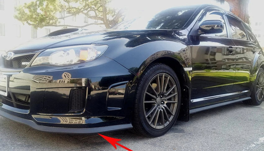 Uniwersalna Gumowa Dokładka Zderzaka 2,5m SPLITTER Czarna