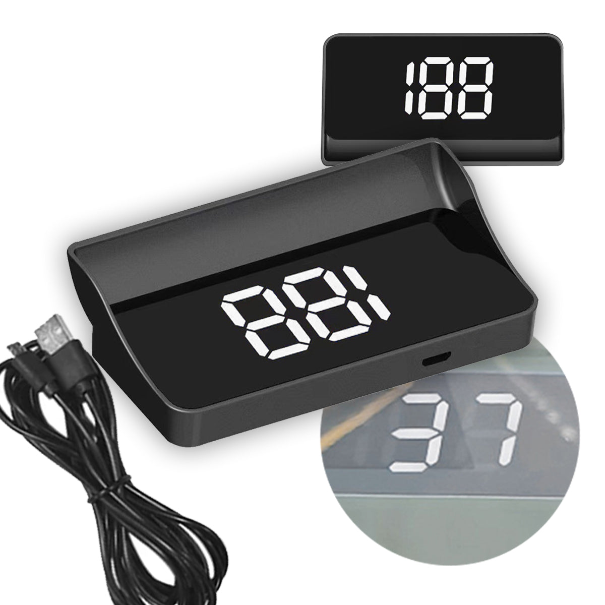 WYŚWIETLACZ PROJEKTOR LED GPS SYSTEM HEAD-UP BMW AUDI VW SKODA